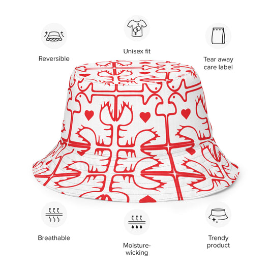 Reversible bucket hat